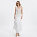 Lace Corset Satin Maxi Formal Evening Gown for Banquet Events