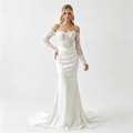 Satin Lace Strapless A‑Line Formal Evening Gown for Banquet Events